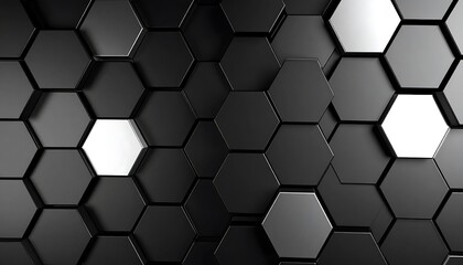 Abstract hexagonal background