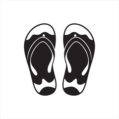 flip flops isolated on white