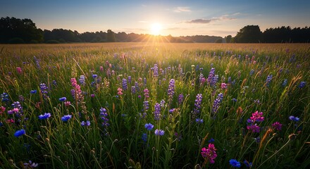 Obraz premium Golden Hour Bloom