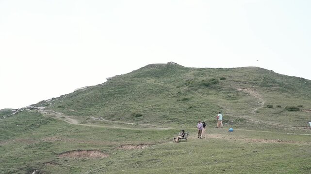 India breathtaking mountain views Tirthan Valley, and serene landscapes Shoja Himachal Pradesh India.
