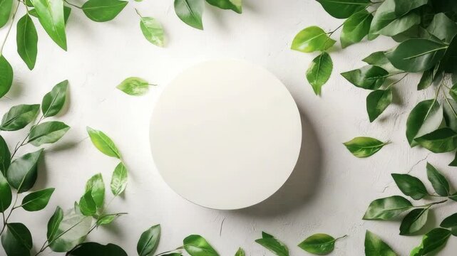 A unique and natural pattern featuring lush green leaves that create an eco-friendly theme for crafting projects, social media banners or DIY creations.