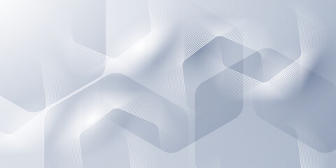 Obraz premium white abstract background modern vector illustration