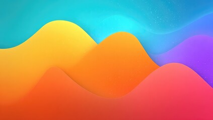 Colorful, wavy, abstract background