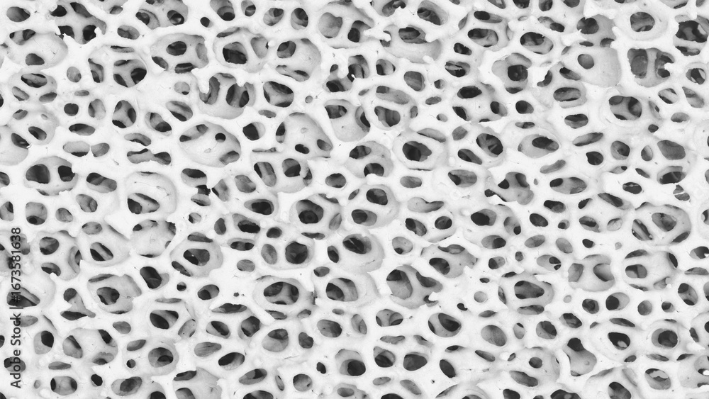 Poster white abstract patterned surface with many holes as background for the pattern design. photo has a s