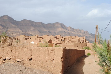 Trekking in the M'Goun region. Morocco