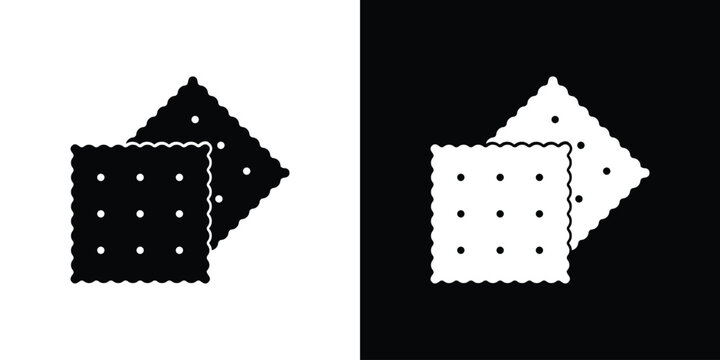 Crackers icons, emblem logo or badge designs.