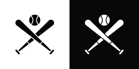 Baseball icons, emblem logo or badge designs.