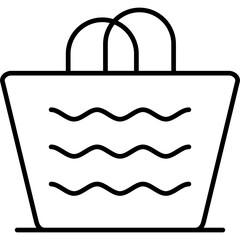Bag Icon Vector Element