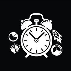 Alarm Clock Business Productivity Icon