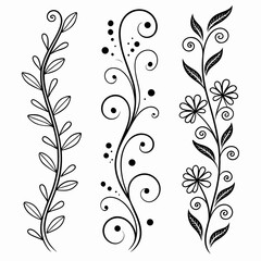 Obraz premium seamless pattern with floral elements