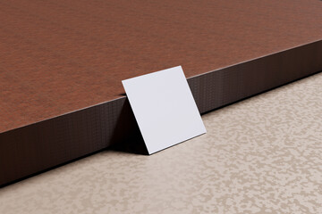 Square Flyer Mockup Blank