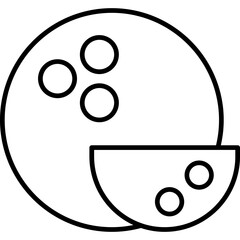 Coconut Icon Vector Element