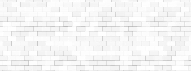 Abstract black brick wall texture pattern on white background vector illustration for modern design, digital artwork, wallpaper, backdrop and graphic decoration.