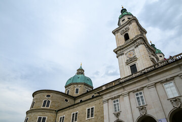 Obraz premium Salzburg Cathedral Roman Catholic Baroque cathedral of the Archdiocese of Salzburg, Austria