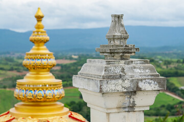 Pagoda in Thai Temple, Sacred Landmark of Thailand