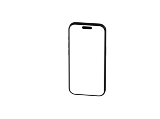 Clean vector illustration of a smartphone. Perfect for app icons, websites, and presentations.