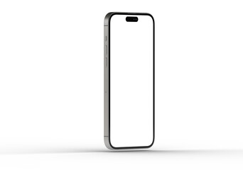 Clean image of a smartphone mockup. Perfect for app presentations or website designs.