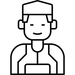 President Icon Vector Element