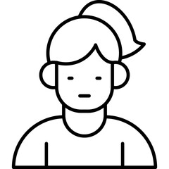 Woman Icon Vector Element
