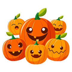 halloween pumpkin set