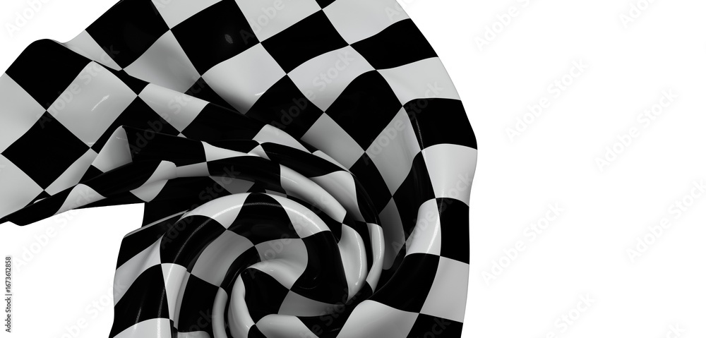Poster Abstract image of a checkered fabric, perfect for backgrounds or design elements.  High-resolution texture.