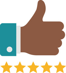 Best excellent quality rating positive feedback like gesture satisfaction score vector