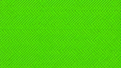 Pattern A tight close-up of woven banana leaf pattern, isolated on a white background, with vivid green, glossy strips forming a dense (2)