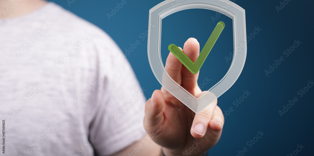 Aufkleber safeguarding your data with secure access and robust digital protection.