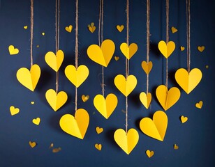 A colorful collection of hearts in various shapes, sizes, and vibrant designs, symbolizing love, romance, passion, and happiness for Valentine’s Day and celebrations