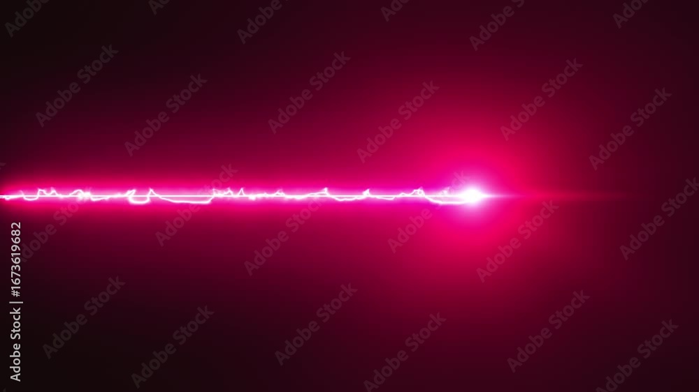Poster horizontal laser beam. computer generated 3d render