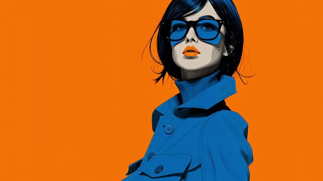 Mysterious female spy in a mafia underworld, symbolizing the femme fatale assassin concept.