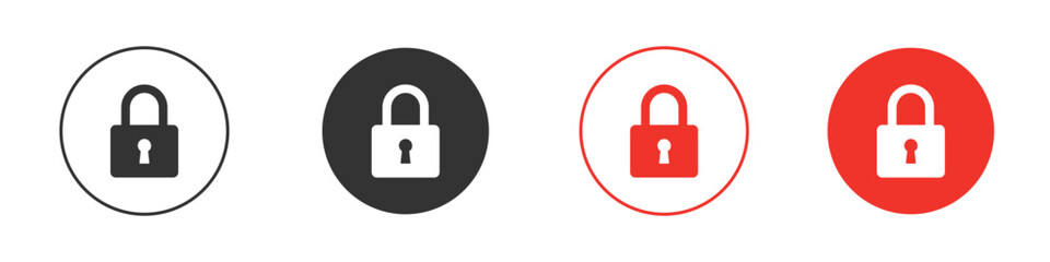 Padlock icon symbol for your website design, logo, app, UI.