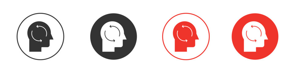 Memory recall icon symbol for your website design, logo, app, UI.