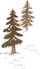 christmas tree isolated