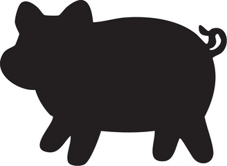 piggy bank isolated on white