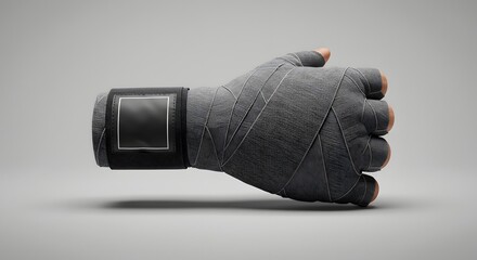 Hand Wrapped for Boxing or Martial Arts Training