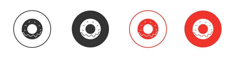 Doughnut icon symbol for your website design, logo, app, UI.