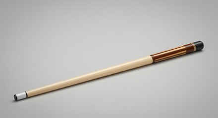 Fototapeta premium Professional Billiard Cue Stick Isolated on Grey Background