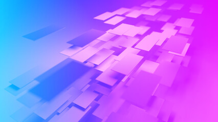 レイヤー上に重なり合ったデータの流れを表現した背景