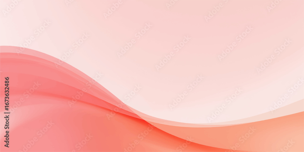 Poster a vibrant abstract design of pink and red waves with flowing lines and a light texture