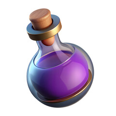 Halloween witch potion bottle