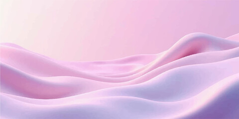 Smooth flowing pink silk and satin cloth with elegant purple highlights and a soft, wavy texture