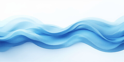 Softly flowing abstract blue lines and waves create a liquid and artistic design