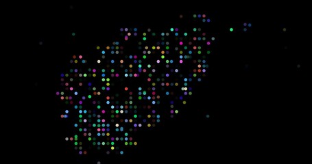 Creative Circle Animation Afghanistan Silhouette