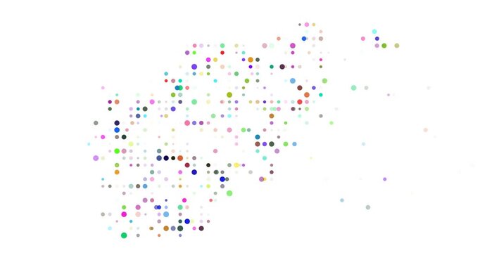 Afghanistan Outline Emerging From Circle Animation