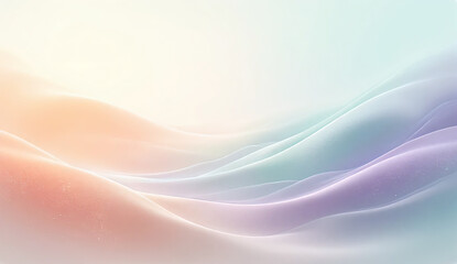 Fototapeta premium Pastel Gradient Background with Peach, Mint and Lavender