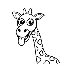 giraffe vector illustration
