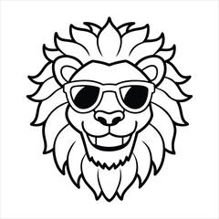 Abstract geometric shapes with bold color accents