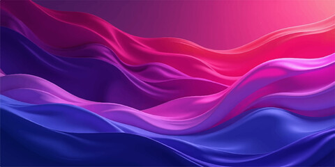 Fototapeta premium Luxury smooth flowing pink and purple silk and satin fabric textile design