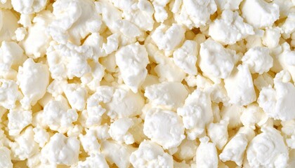 Cottage cheese close-up